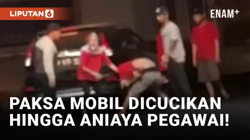 VIDEO: Tiga Pria Aniaya Karyawan Pencucian Mobil di Sleman Karena Tak Dilayani Saat Sudah Tutup