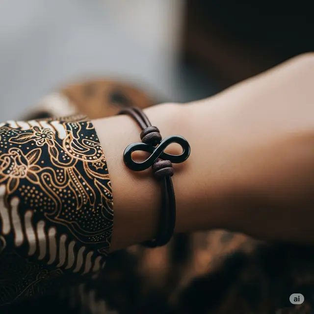 Model Gelang Hitam Terbaru 2025. Foto: Gemini