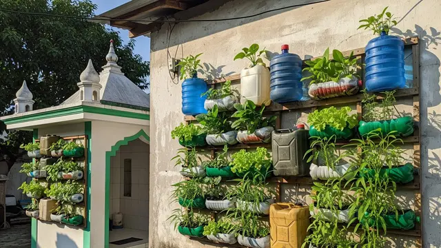 ide kebun di mushola kecil tanpa modal besar