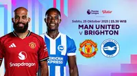 Link Live Streaming Liga Inggris 2025/26: Manchester United vs Brighton Eksklusif di Vidio