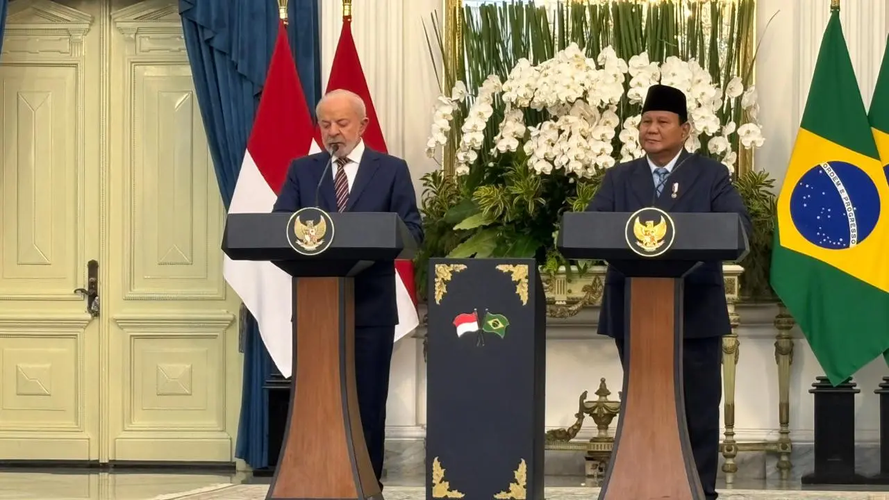 Presiden Prabowo Subianto bertemu dengan Presiden Brasil Luiz Inácio Lula da Silva.