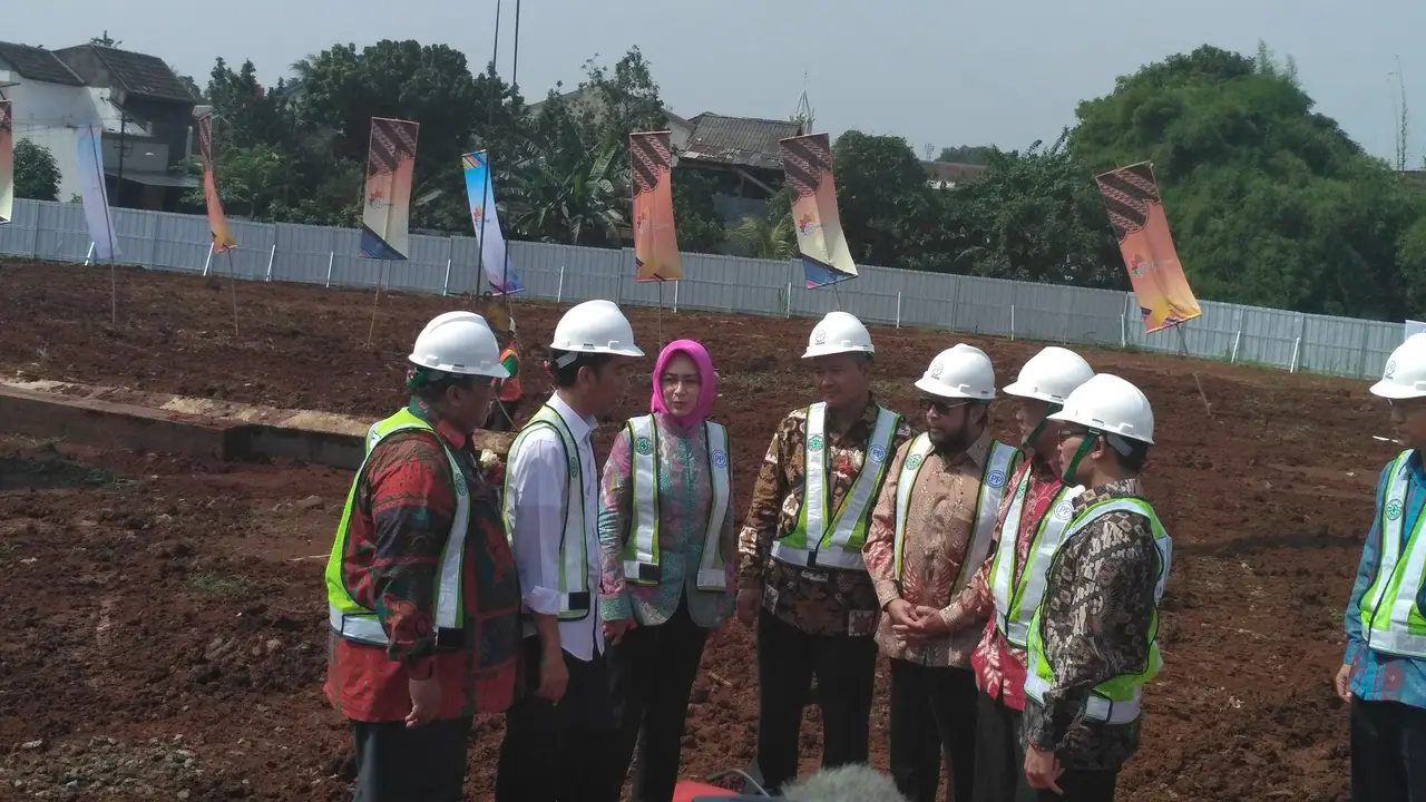Jokowi Resmikan Proyek Rusunami di Tangerang Selatan (Foto: Achmad Dwi)