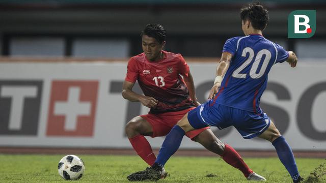 Sepak Bola : Indonesia Vs Chinese Taipei