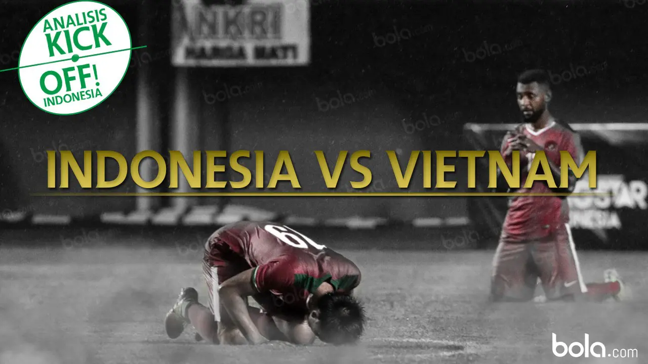 Analisis KickOff Indonesia Vs Vietnam (Bola.com/Adreanus Titus)