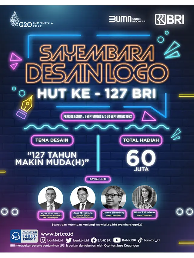 Sayembara Desain Logo HUT ke-127 BRI