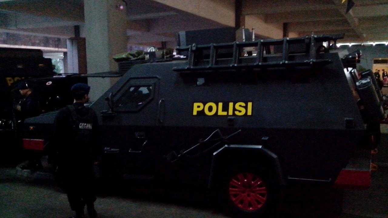 Pengamanan Debat Capres V