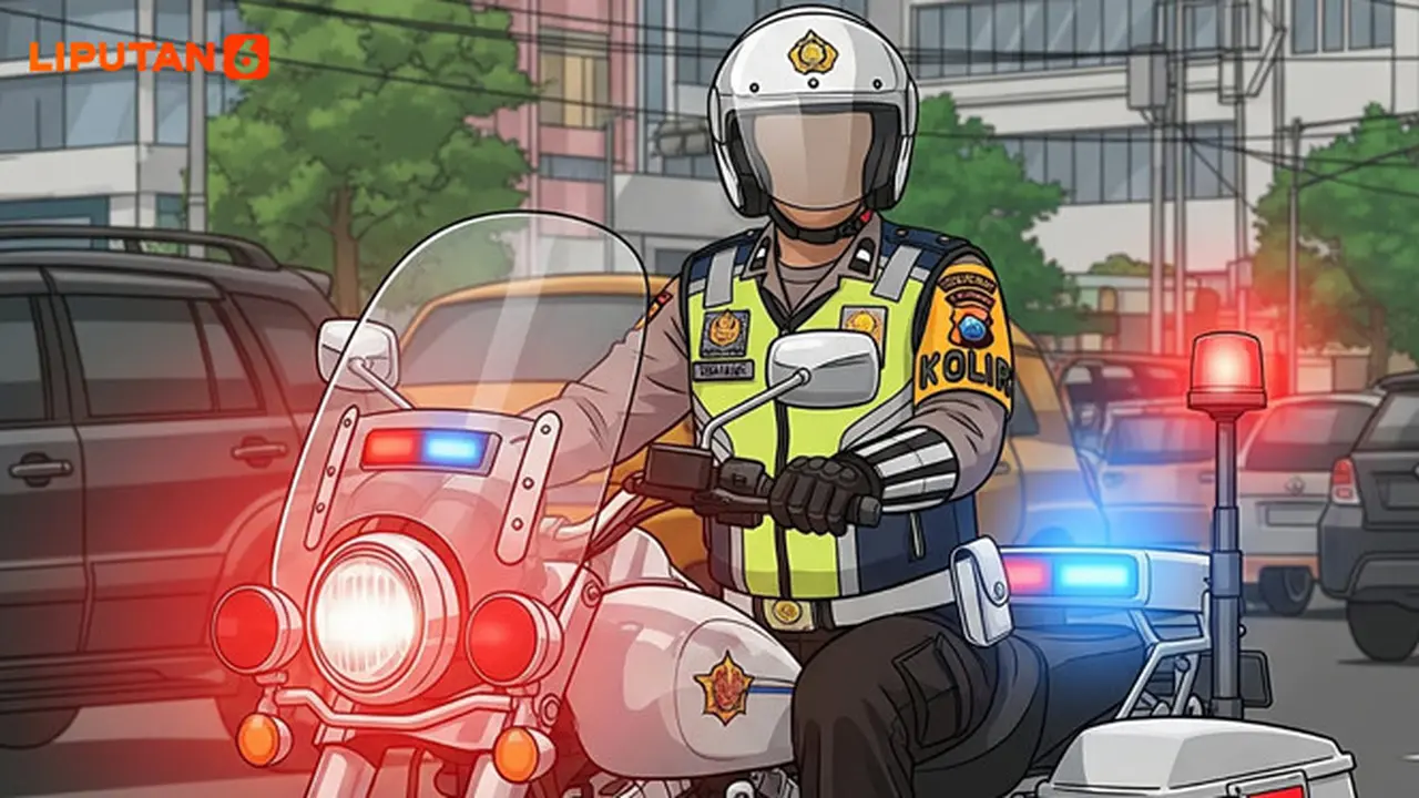 Banner Infografis Korlantas Polri Larang Penggunaan Sirene dan Strobo.
