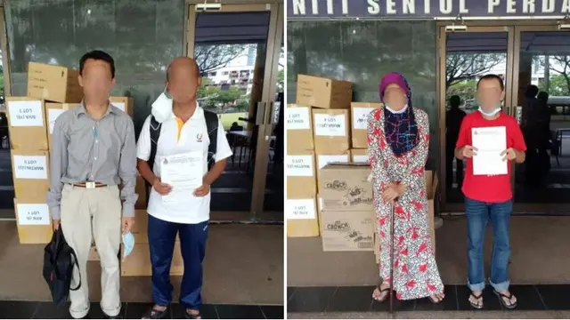 Potret keluarga yang bertemu di shelter Corona Covid-19
