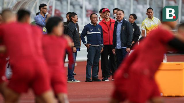Official Training Timnas Indonesia Jelang Laga Semfinal Piala AFF 2022 Melawan Timnas Vietnam