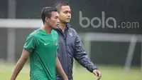 Bek Barito Putera, Hansamu Yama, usai mengikuti seleksi Timnas Indonesia U-22 di Lapangan SPH Karawaci, Banten, Selasa (21/2/2017).(Bola.com/Vitalis Yogi Trisna)
