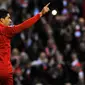 1. Luis Suarez (Januari 2011) - Striker asal Uruguay itu pindah dari Ajax ke Liverpool dengan banderol 22,5 juta poundsterling. Pada musim 2013/2014 dirinya mencetak 31 gol untuk Liverpool sebelum akhirnya hijrah ke Barcelona. (AFP/Paul Ellis)
