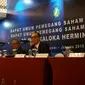 PT Medikaloka Hermina Tbk menyelenggarakan Rapat Umum Pemegang Saham (RUPS) Tahunan 2018 sekaligus RUPS Luar Biasa untuk pertama kalinya sebagai perusahaan terbuka setelah saham Hermina tercatat di BEI pada 16 Mei 2018.