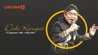 Banner Infografis Selamat Jalan Didi Kempot, Bapak Patah Hati Indonesia. (Liputan6.com/Abdillah)