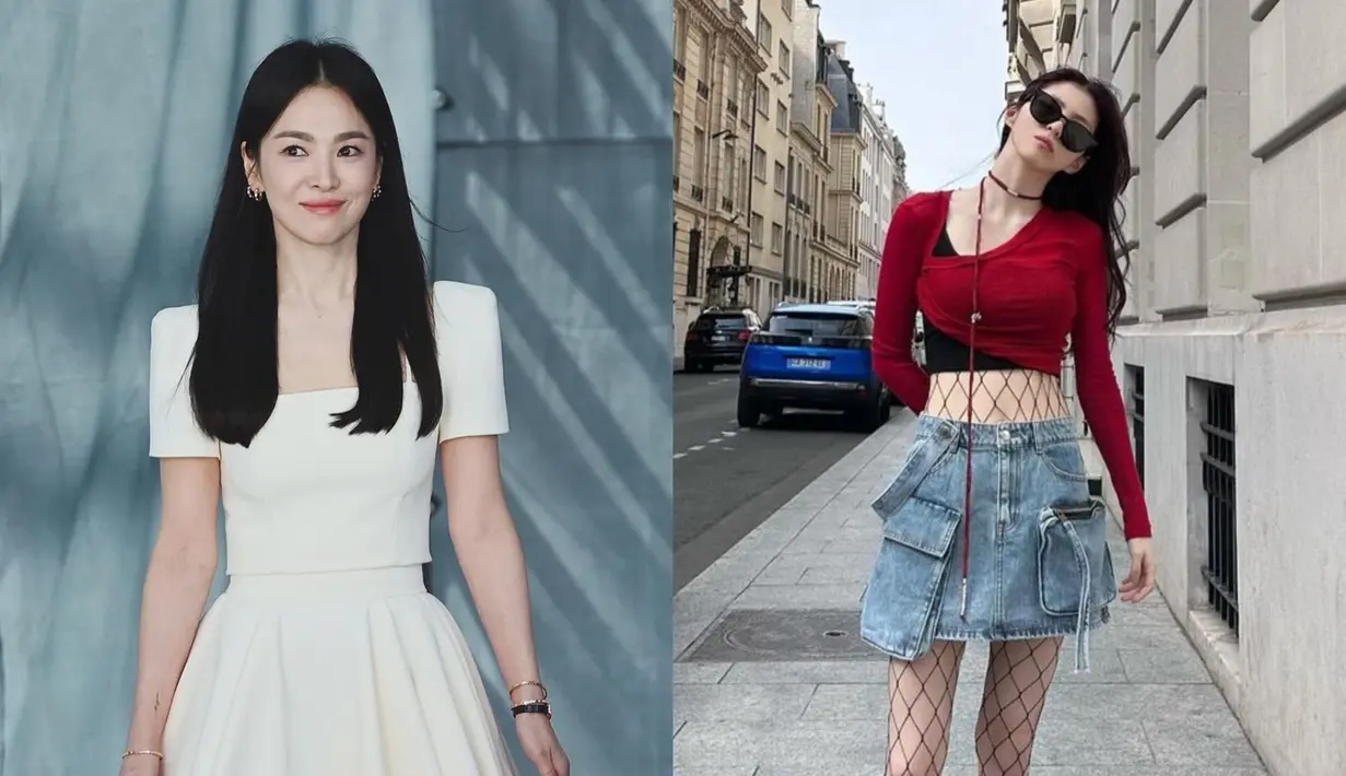 Ada begitu banyak ide styling rok dari artis Korea. Mulai tampil manis ala Song Hye Kyo hingga rebel ala Han So Hee [@kyo1122 @xeesoxee]