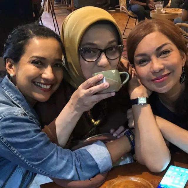 Shahnaz Haque, Marissa Haque, dan Soraya Haque. (Foto: Dok. Instagram @shahnaz.haque)
