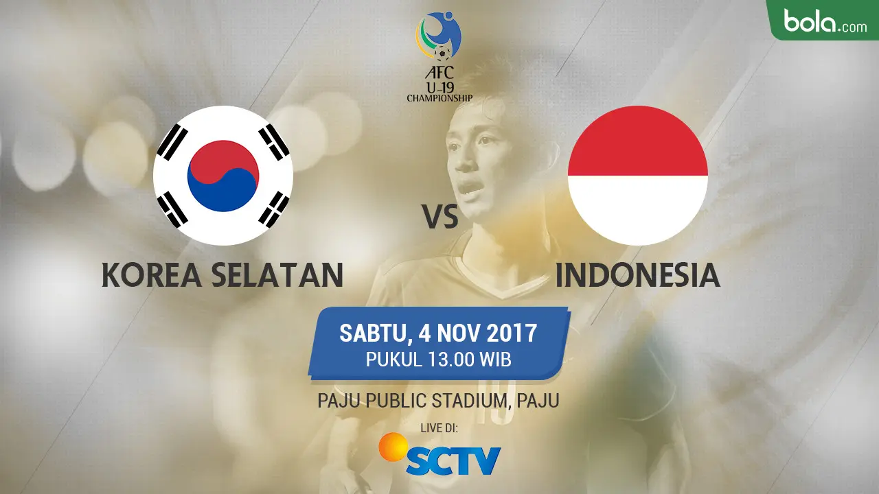 Timnas Korea Selatan U-19 vs Timnas Indonesia U-19