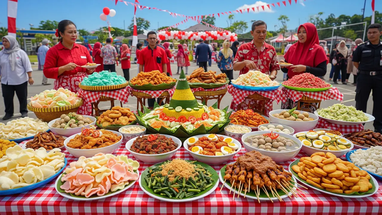 Ide Makanan untuk Acara 17 Agustus (AI Generated)