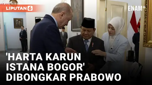 VIDEO: Prabowo 'Bongkar Harta Karun' Istana Bogor ke Erdogan