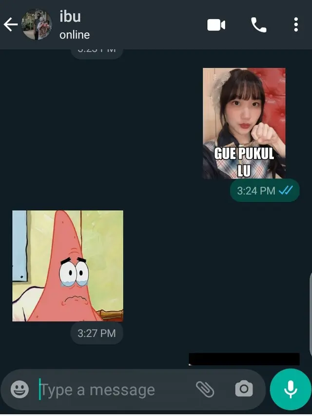 6 Chat Anak Kirim Stiker WhatsApp ke Ibu Ini Iseng Banget, Kocak