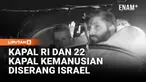 Konvoi kemanusiaan Global Sumud Flotilla 2.0 menuju Jalur Gaza dilaporkan diserang oleh tentara Israel di perairan internasional. Sebanyak 22 kapal dibajak, termasuk kapal milik Indonesia bernama Magic Boat atau Yaffa.
