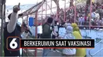 Warga Surabaya yang hendak vaksin di Stadion Gelora 10 November Tambaksari membludak. Antrean panjang terjadi hampir di setiap pintu masuk. Wali Kota Surabaya Eri Cahyadi pun geram, meminta warga tidak berkerumun.