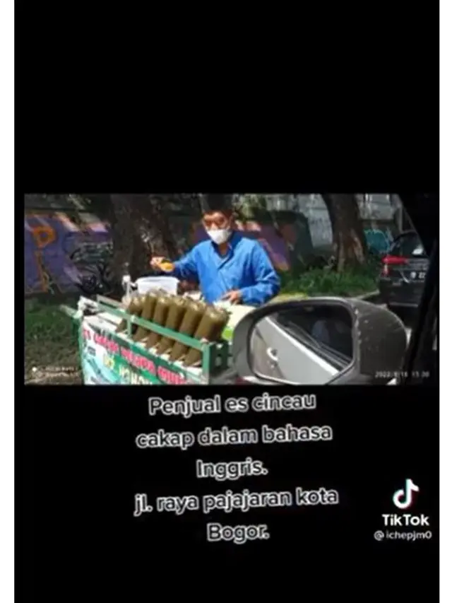 Viral Penjual Es Cincau Jago Bahasa Inggris, Punya Mimpi Jualan di Eropa