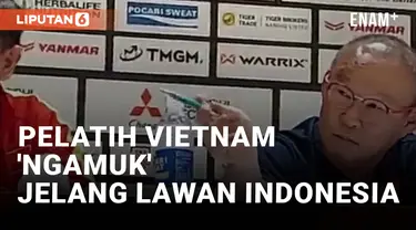 Panas! Pelatih Vietnam Sebut Indonesia Kirim 'Mata-mata'