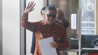Sekretaris Jenderal Partai Demokrasi Indonesia Perjuangan (Sekjen PDIP) Hasto Kristiyanto memenuhi panggilan tim penyidik Komisi Pemberantasan Korupsi (KPK) di Gedung Merah Putih KPK, Senin (10/6/2024). (Liputan6.com/Herman Zakharia)