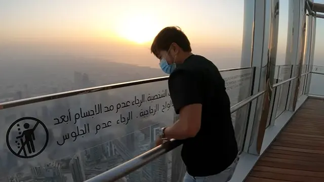 Liburan ke Dubai, Ini 6 Momen Abash Beri Cincin ke Jeje di Puncak Burj Khalifa