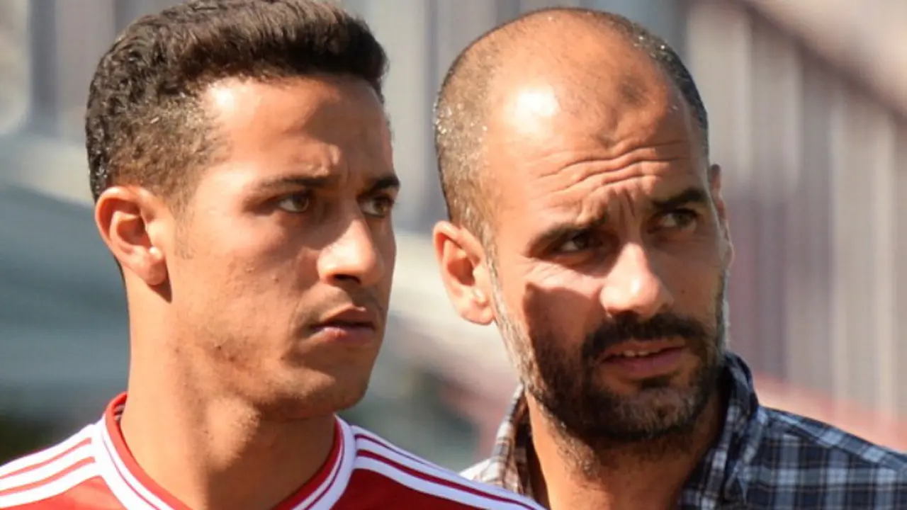 thiago - josep guardiola