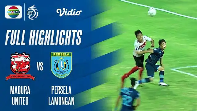 Berita video highlights laga pekan ke-23 BRI Liga 1 2021/2022, Madura United vs Persela Lamongan berakhir dengan skor imbang 1-1, Sabtu (5/2/2022) malam hari WIB.