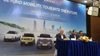 Kunjungan redaksi Liputan6.com di pabrik VinFast, Hai Phong, Vietnam. (Liputan6.com/Maulandy)