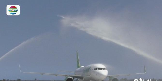 Pertama Kali, Citilink Daratkan Pesawat Komersil di Bandara Internasional Yogyakarta