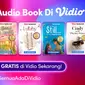 Aplikasi Vidio menghadirkan audiobook terkenal dari penulis tanah air dengan karya yang sudah best seller. (Dok. Vidio)