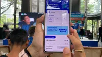 Peluncuran Paket Internet Bebas Puas XL Axiata di Jakarta, Rabu (5/4/2024). (Liputan6.com/ Agustin Setyo Wardani)