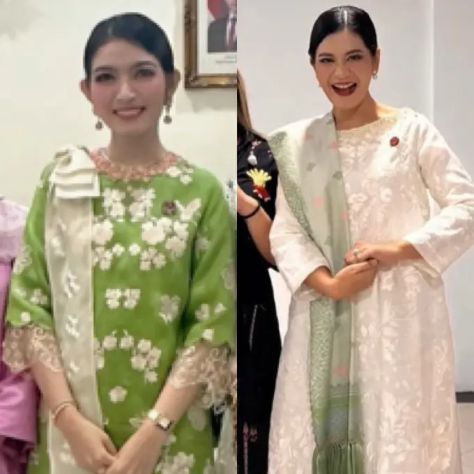 Selvi Ananda dan Kahiyang Ayu saat buka puasa bersama