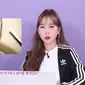 Reaksi Way Crayon Pop terhadap Dita Karang. (YouTube/ WayLand)