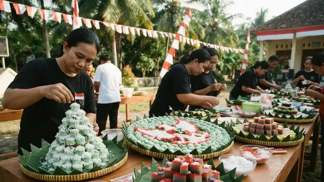 Cara Menghias Kue Tradisional Untuk Lomba 17 Agustus