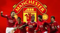 Manchester United - Cristiano Ronaldo, Angel di Maria, Memphis Depay, Gerard Pique, Ruud van Nistelrooy (Bola.com/Adreanus Titus)