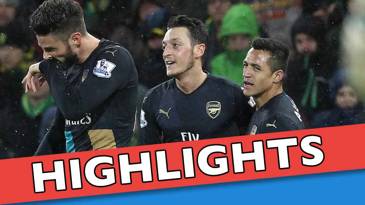 Video Highlights: Norwich City vs Arsenal 1-1