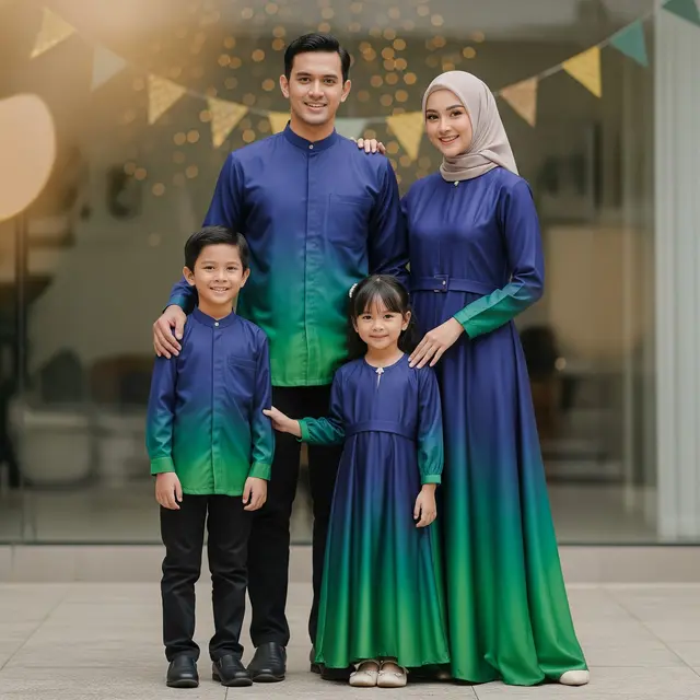 Busana Lebaran 2026 untuk Keluarga Muda (Gemini AI)