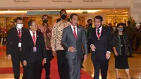 Jokowi membuka Kongres ke-5 Konferensi Badan Peradilan Konstitusi Sedunia atau WCCJ di Bali. (Foto: Biro Pers Sekretariat Presiden)