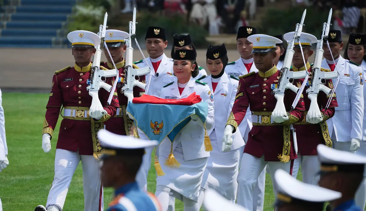 Hari ini, Minggu 17 Agustus 2025, bangsa Indnesia merayakan Hari Ulang Tahun (HUT) ke-80 Kemerdekaan Indonesia. (AP Photo/Achmad Ibrahim)
