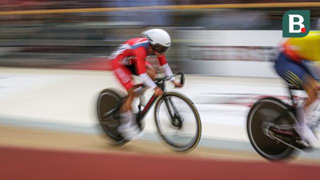 Foto: Perjuangan Tak Kenal Lelah Para Pebalap Sepeda Indonesia di Ajang UCI Track Nations Cup 2023, Duet Bernard-Terry Finish 15 Besar