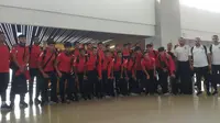 Timnas U-17 Maroko tiba di Bandara Internasional Juanda Surabaya. (Istimewa)