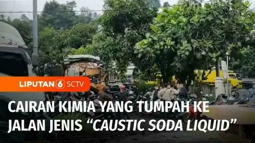 VIDEO: Cairan Kimia Tumpah, Sejumlah Orang Terluka