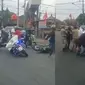 Pengguna Moge Harley dan Ninja Saling Merusak Motor di Bali   (Instagram/@memomedsos)