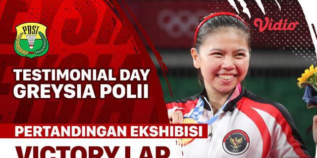 VIDEO: Victory Lap Mengharukan Greysia Polii Diiringi Lagu Berkibarlah Bendera Negeriku yang Dinyanyikan Raissa