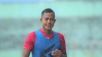 Bek Arema FC, Joko Susilo. (Bola.com/Iwan Setiawan)