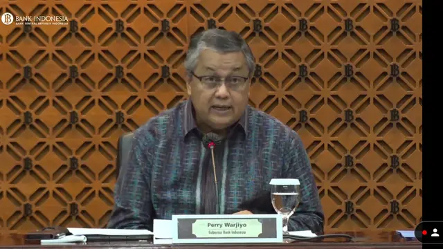Gubernur Bank Indonesia Perry Warjiyo Pengumuman Hasil RDG Bulanan Bulan Februari 2023